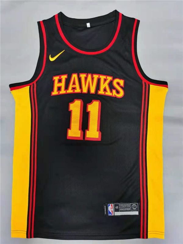 Men Atlanta Hawks #11 Young Black 2021 Nike Game NBA Jerseys->chicago bulls->NBA Jersey